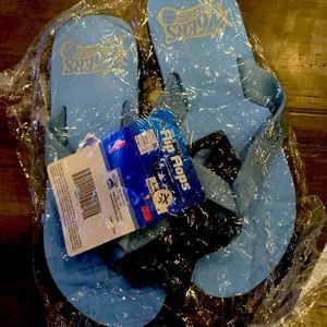 Sixers new NBA flip flops xs womens